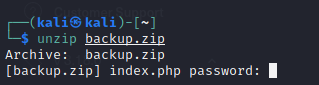 Zip password