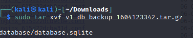 I extracted the file