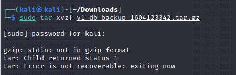 File won’t open…