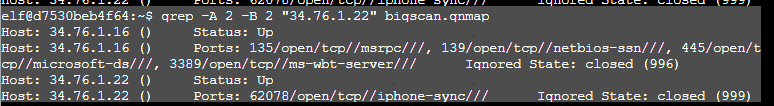 Grepping IP addresses